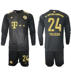 Men Bayern Long Sleeve Soccer Jerseys 504