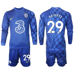 Men Chelsea Long Sleeve Soccer Jerseys 512