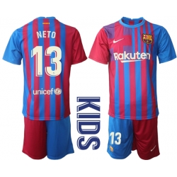 Kids Barcelona Soccer Jerseys 051