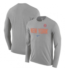 New York Knicks Men Long T Shirt 001