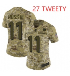 Bengals #27 TWEETY Camo Women Stitched Football Limited 2018 Salute to Service Jersey Bengals #27 TWEETY Camo Women Stitched Football Limited 2018 Salute to Service Jersey