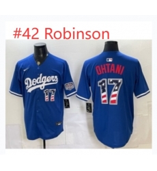 Robinson #42 July 4th Blue Jersey Robinson #42 July 4th Blue Jersey