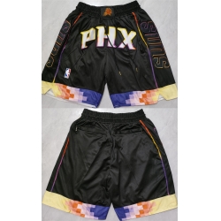 Men Phoenix Suns Black Shorts