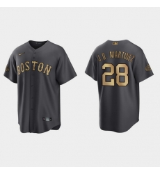 Men J.D. Martinez Boston Red Sox 2022 Mlb All Star Game Charcoal  Jersey