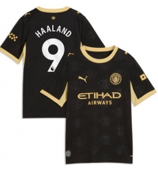 Haaland Manchester city jerseys Black Haaland Manchester city jerseys Black