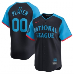 Men National League Active Player Custom Navy 2024 All Star Limited Stitched Baseball Jersey