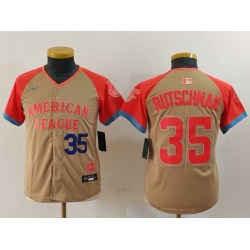 Youth American League 35 Adley Rutschman Cream 2024 All Star Limited Stitched Jersey 5