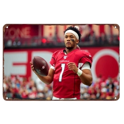 Arizona Cardinals Aluminum Sign 12x8 Inch Kyler Murray 003