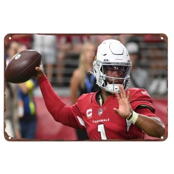 Arizona Cardinals Aluminum Sign 12x8 Inch Kyler Murray 005