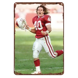 Arizona Cardinals Aluminum Sign 12x8 Inch Pat Tillman 006