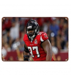 Atlanta Falcons Aluminum Sign 12x8 Inch Grady Jarrett 003