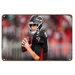 Atlanta Falcons Aluminum Sign 12x8 Inch Kirk Cousins 003