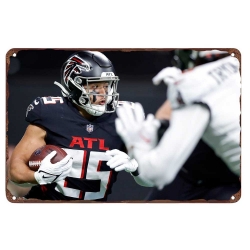 Atlanta Falcons Aluminum Sign 12x8 Inch Tyler Allgeier 003