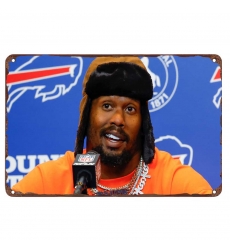 Buffalo Bills Aluminum Sign 12x8 Inch Von Miller 003