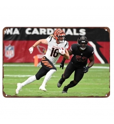 Cincinnati Bengals Aluminum Sign 12x8 Inch Trenton Irwin 003