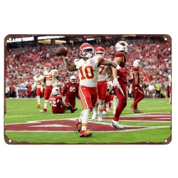 Kansas City Chiefs Aluminum Sign 12x8 Inch Isiah Pacheco 001