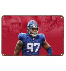 New York Giants Aluminum Sign 12x8 Inch Dexter Lawrence 007