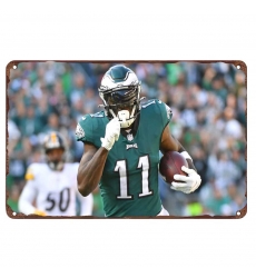 Philadelphia Eagles Aluminum Sign 12x8 Inch A.J. Brown 003