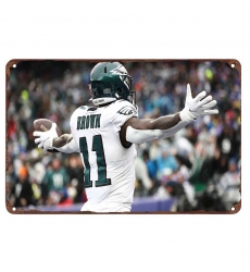 Philadelphia Eagles Aluminum Sign 12x8 Inch A.J. Brown 008