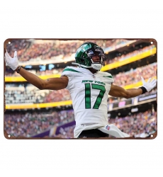 New York Jets Aluminum Sign 12x8 Inch Garrett Wilson 003