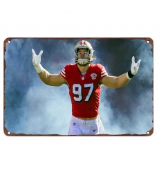 San Francisco 49ers Aluminum Sign Nick Bosa 001