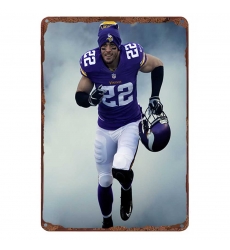 Minnesota Vikings Aluminum Sign 12x8 Inch Harrison Smith 004