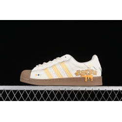 SUPERSTAR WHITE YELLOW BROWN