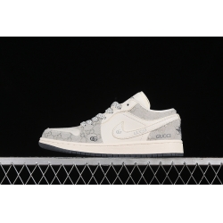 AIR JORDAN 1 LOW WHITE GREY DM5688 101