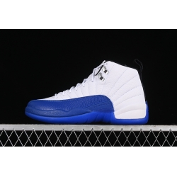 AIR JORDAN 12 RETRO WHITE BLACK GAME ROYAL