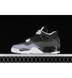 AIR JORDAN 4 FEAR BLACK WHITE ANTHRACITE BLACK PURE PLATINUM