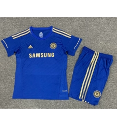 Youth Retro Soccer Jerseys Chelsea Blue