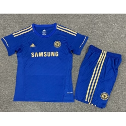 Youth Retro Soccer Jerseys Chelsea Blue