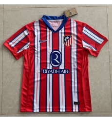 Men 2024 2025 Soccer Jersey atletico madrid Red White