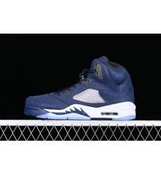 AIR JORDAN 5 MIDNIGHT NAVY AJ5 BLUE WHITE FD6812 400