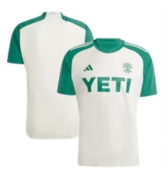 Men Austin FC Blank 2024 25 Away Replica Cream White