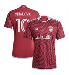 Men Colorado Rapids Djordje Mihailovic 2024 25 Home Replica Red