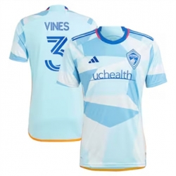 Men Colorado Rapids Sam Vines 2024 25 Away Replica Light Blue