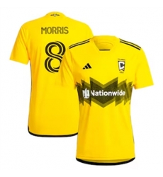 Men Columbus Crew SC Aidan Morris 2024 25 Home Replica Yellow