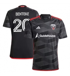 Men D.C. United Christian Benteke 2024 25 Home Replica Black