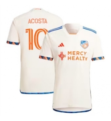 Men FC Cincinnati Luciano Acosta 2024 25 Away Replica White