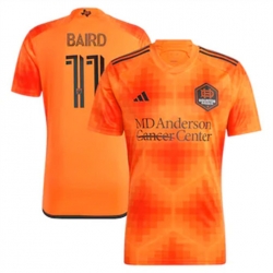 Men Houston Dynamo Corey Baird 2023 24 Home Replica Orange