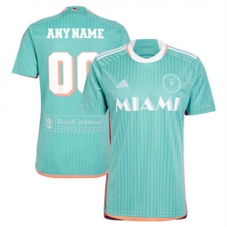 Men Inter Miami CF Custom 2024 25 Third Replica Aqua