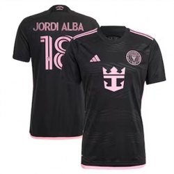 Men Inter Miami CF Jordi Alba 2024 25 Away Replica Black