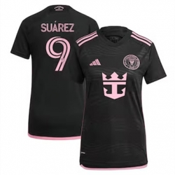 Women Inter Miami CF Luis Suarez 2024 25 Away Replica Black