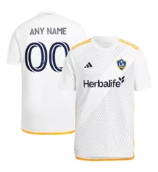 Men LA Galaxy Custom 2024 25 Home Replica White