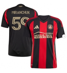 Men's Atlanta United FC Aleksei Miranchuk adidas Black 2025 The Connector Replica Player Jersey