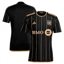 Men Los Angeles FC Blank 2024 25 Home Replica Black