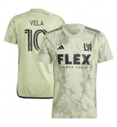 Men Los Angeles FC Carlos Vela 2023 24 Away Replica Green