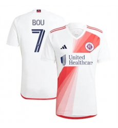 Men New England Revolution Gustavo Bou 2023 24 Away Replica White