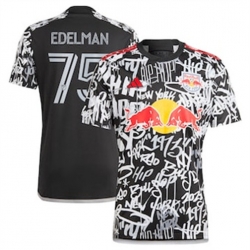 Men New York Red Bulls Daniel Edelman 2023 24 Freestyle Replica Black